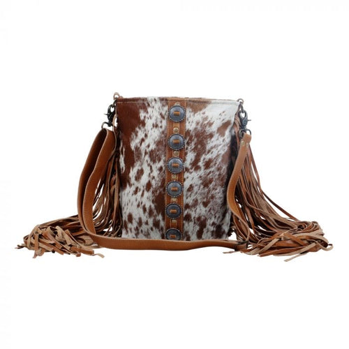 Essential Cowhide Fringe Shoulder Bag