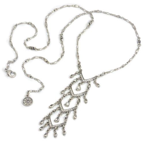 Crystal Ladder Necklace