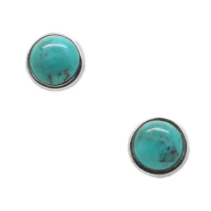 Dainty Turquoise Post Earrings