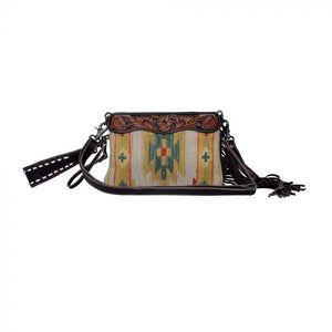 A Little Beam Of Light Tooled Leather Accent Handbag