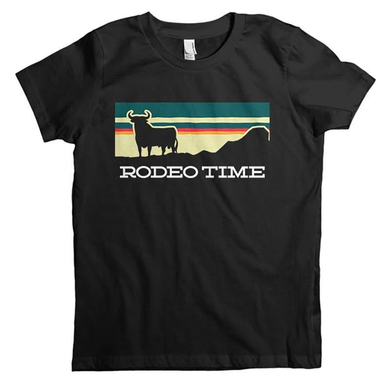 Kids Sunset Rodeo Time DB Tee