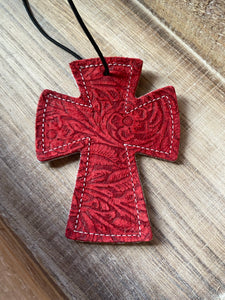 RE-Scent(able) Leather Charm - Cross