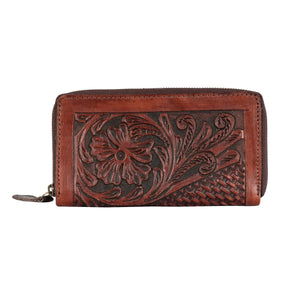 Classic Carve Tooled Leather Wallet