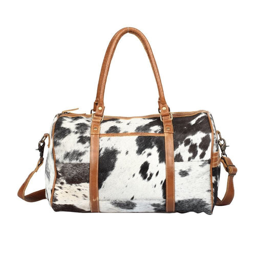 Small Cowhide Duffle Bag