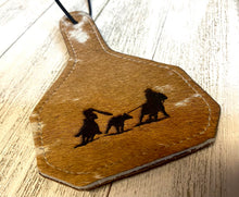 Branded Scented Leather Cow Tag