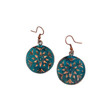 Copper Patina Earrings