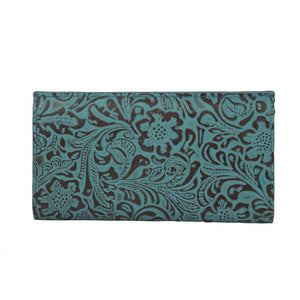 The Canopy Turquoise Leather Wallet
