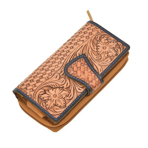 Astron Tooled Leather Wallet