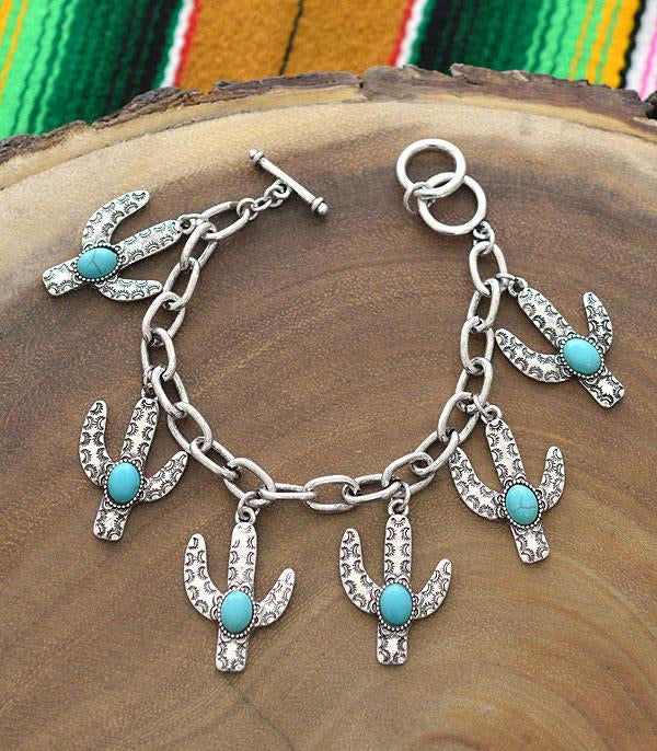 Cactus Charm Bracelet