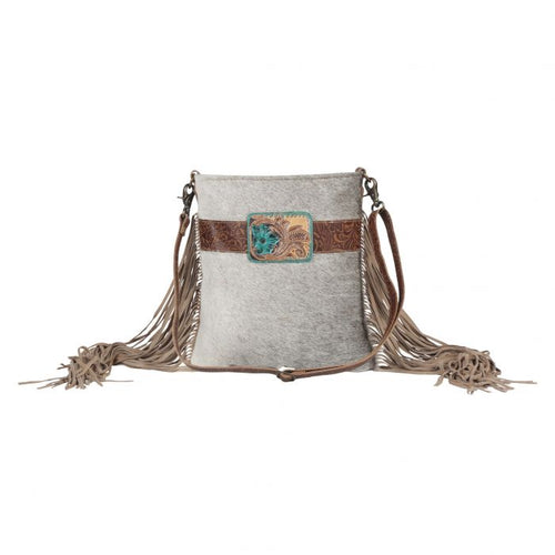 Shades Of Gray Cowhide Bag