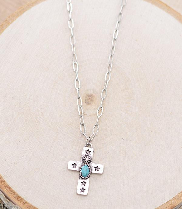 Star-Crossed Cross Necklace