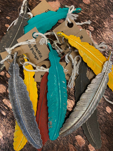 Large Feather Accent Charm